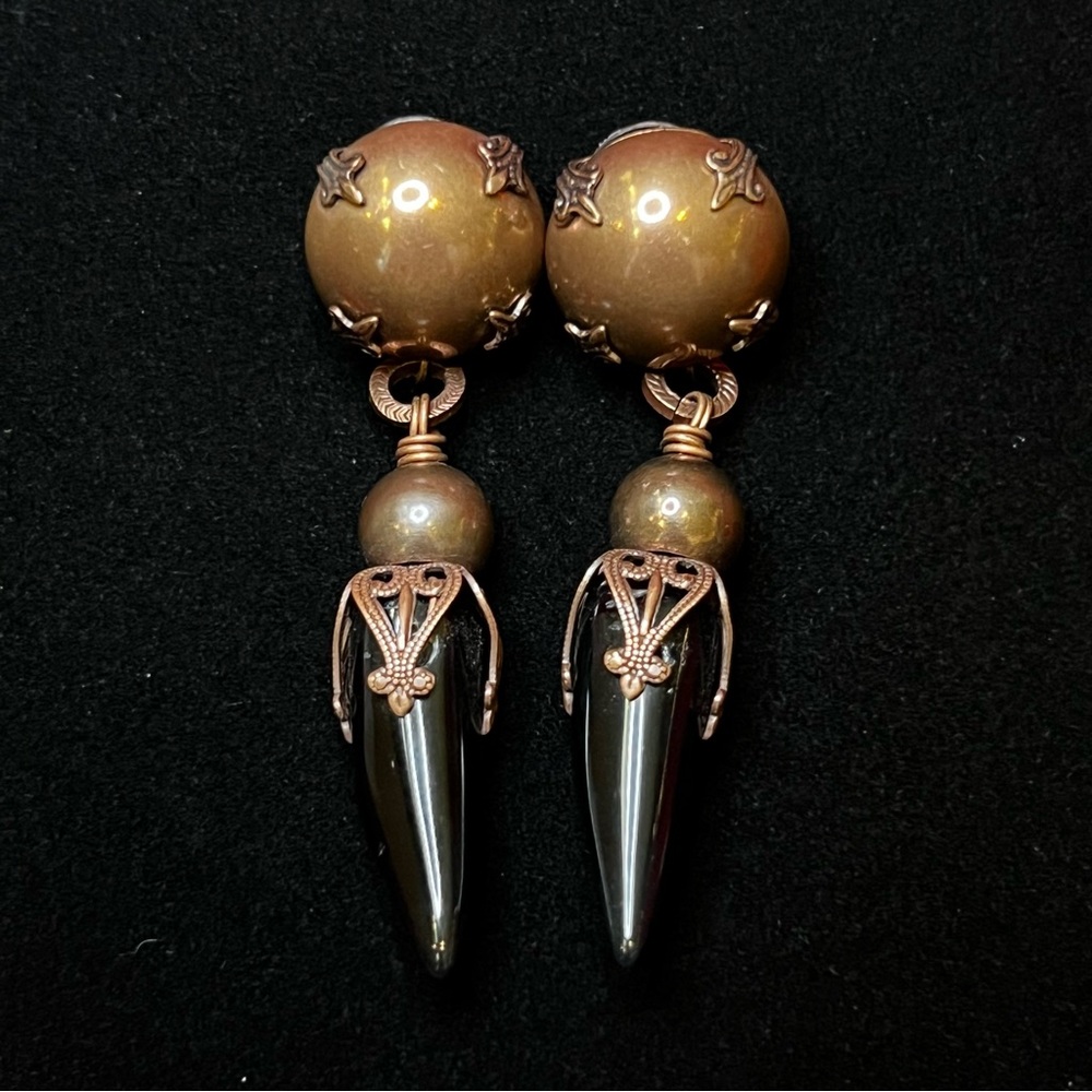Jan Michaels SF Vintage-Inspired Drop Earrings